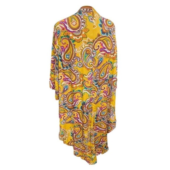 Terra & Sky 2 Piece Kimono Set Paisley Print Size 1X NWT - Picture 5 of 11